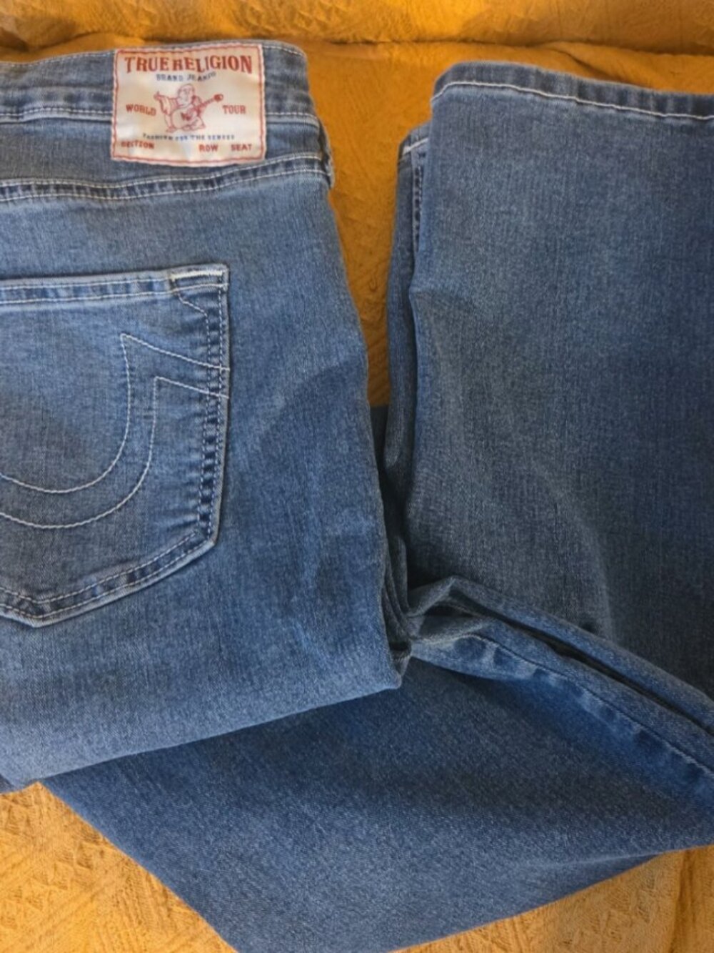 True Religion Classic Straight Leg Jeans Billie